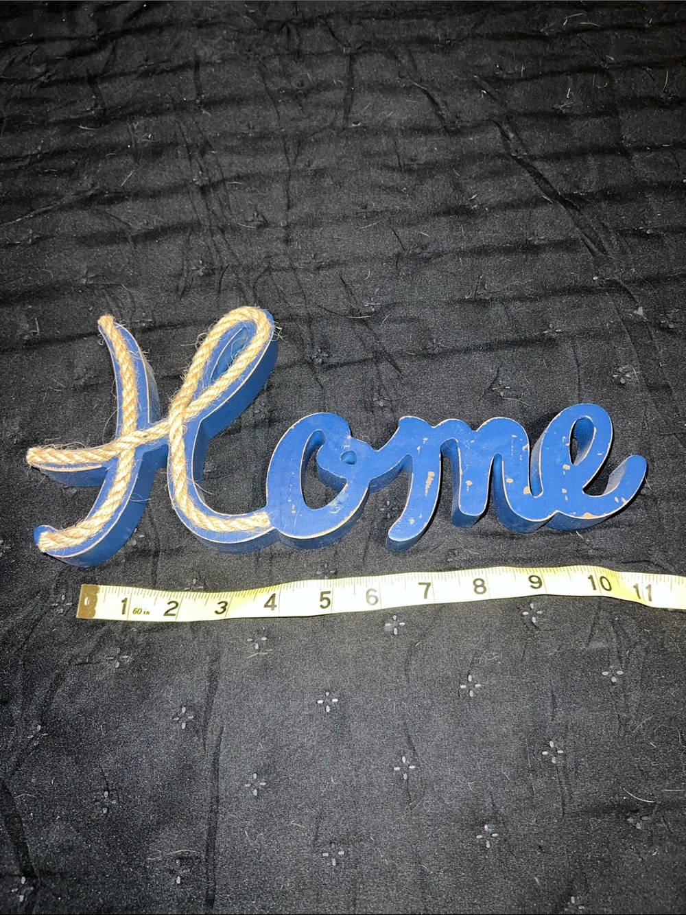 Nautical Anchor & Ship Wheel Wall Decor Set - White and Blue - Picture 6 of 6